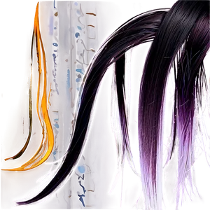 Glossy Hair Strand Png 06262024 PNG Image