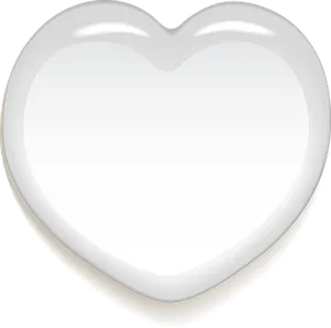 Glossy Heart Icon PNG Image