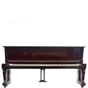 Glossy Mahogany Upright Piano Png 62 PNG Image