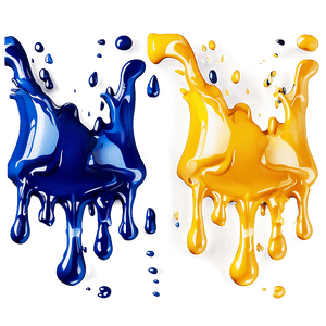 Glossy Paint Drip PNG riy PNG image with transparent background