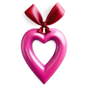 Glossy Pink Heart Emoji Png Lnt70 PNG Image