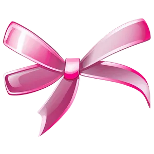 Glossy Pink Ribbon Graphic Png 05252024 PNG Image