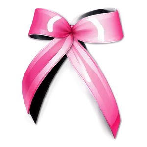 Glossy Pink Ribbon Graphic Png 05252024 PNG Image