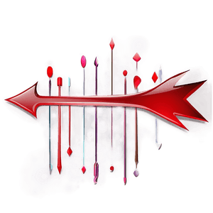 Glossy Red Arrow Design PNG 31 PNG with transparent background