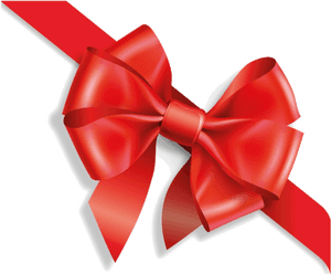 Christmas Bow Free Images Clipart Transparent Png - Gift Red Ribbon Png, Png Download PNG image with transparent background