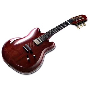 Glossy Red Guitar Png 48 PNG Image