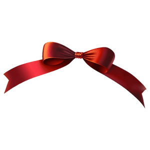 Glossy Red Ribbon Gift PNG 45 PNG