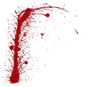 Glossy Red Splatter Art Png Dko PNG Image