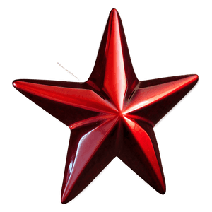 Glossy Red Star PNG 69 PNG