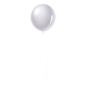 Glossy White Balloon Png Usp75 PNG Image