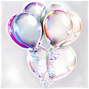 Glossy White Balloons Png 84 PNG Image