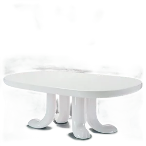 Glossy White Table Png 06122024 PNG Image