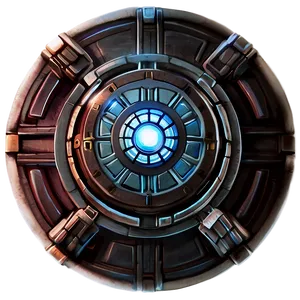 Glowing Arc Reactor Illustration Png Xhp78 PNG Image