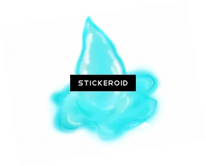 Glowing Blue Flame Illustration PNG Image