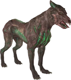 Glowing Creature Nightmare PNG Image