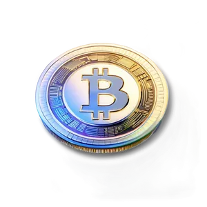 Glowing Crypto Coin Png 06282024 PNG Image