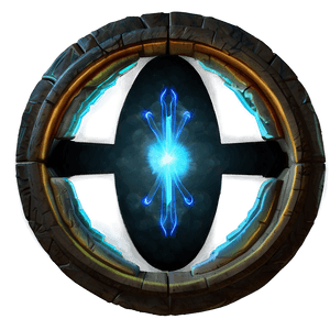 Glowing Energy Portal PNG uqb PNG image with transparent background
