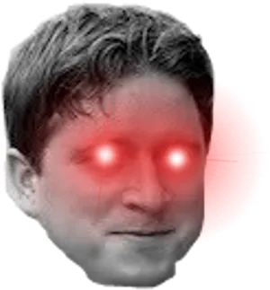 Glowing Eyes Meme Emote.png PNG Image