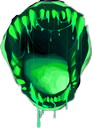 Transparent Drool Clipart - Drooling Monster Mouth, HD Png Download PNG image with transparent background