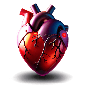 Glowing Heart Icon PNG luh PNG
