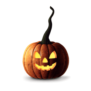 Glowing Jack-o'-Lantern PNG 05242024 PNG