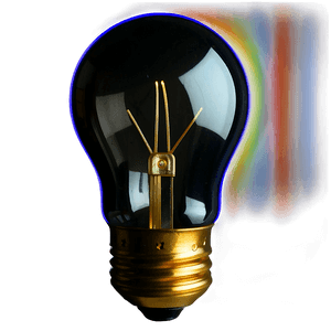 Glowing Light Bulb PNG kad PNG