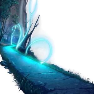 Glowing Night Path Png 16 PNG Image