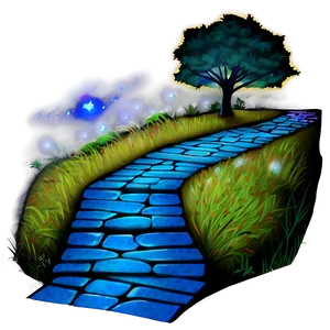 Glowing Night Path Png Myu50 PNG Image