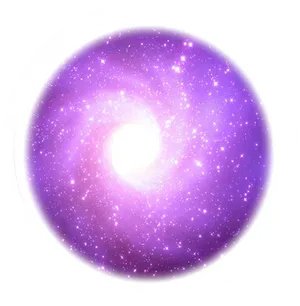 Glowing Purple Galaxy Portal PNG Image