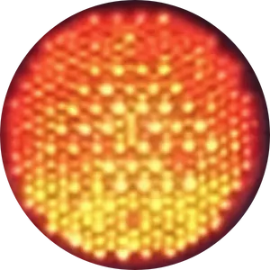 Glowing Red Sphere Texture PNG Image