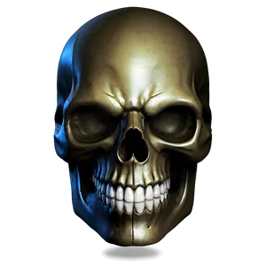 Glowing Skull Face Icon Png 06272024 PNG Image