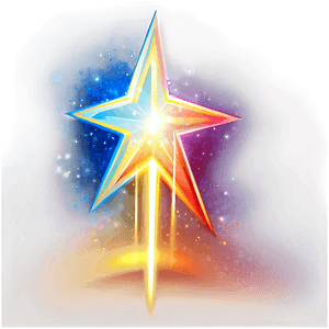 Glowing Star Vector Image PNG 5 PNG