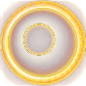 Glowing Yellow Circle Structure Png Pvx PNG Image