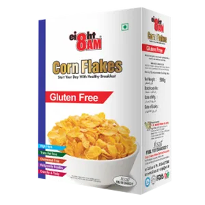 Gluten Free Corn Flakes Cereal Box PNG Image