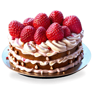 Gluten-Free Strawberry Cake PNG 06212024 PNG