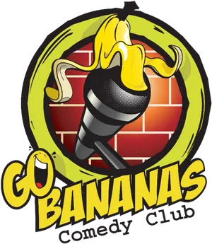 Go Bananas Comedy Club Logo PNG Image