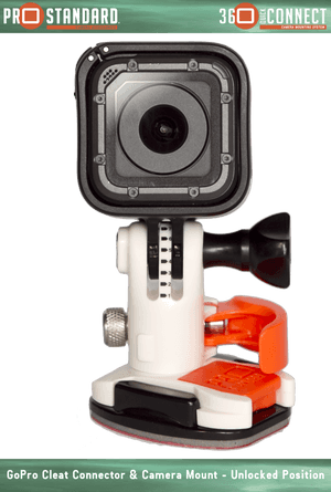 Go Pro Camera Mountand Cleat Connector PNG
