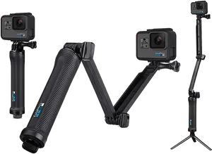 Go Pro Camera Tripods Variety PNG Image