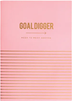 Goal Digger Weekly Agenda Cover PNG Image