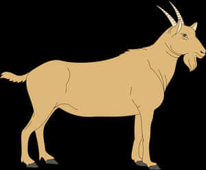 Goat Vector Illustration PNG image with transparent background