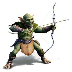 Goblin Archer in Action PNG 93 PNG
