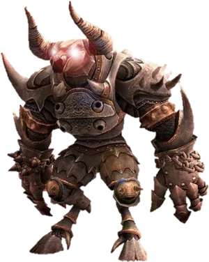 God_of_ War_ Minotaur_ Enemy PNG Image