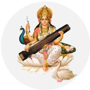 Goddess_ Saraswati_ Illustration.png PNG Image