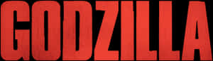 Godzilla Logo Red Background PNG image with transparent background