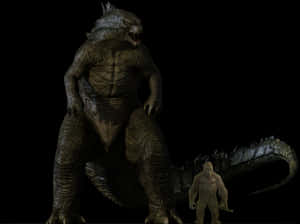 Godzilla_ Scale_ Comparison PNG image with transparent background
