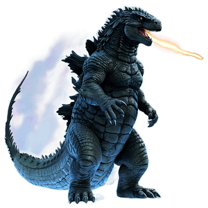Godzilla Silhouette PNG jif43 PNG image with transparent background
