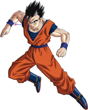 Gohan Readyfor Battle PNG Image