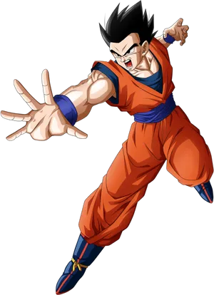 Gohan Readyfor Battle PNG Image