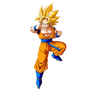 Goku Achieving Ssj3 Look Png Gcw PNG Image