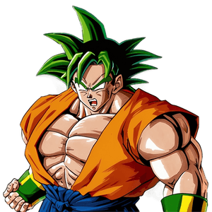 Goku and Broly Legendary Fight PNG yxq PNG image with transparent background
